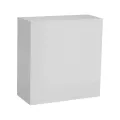Serviettes 25x25 2c 1/4 gris satin C65